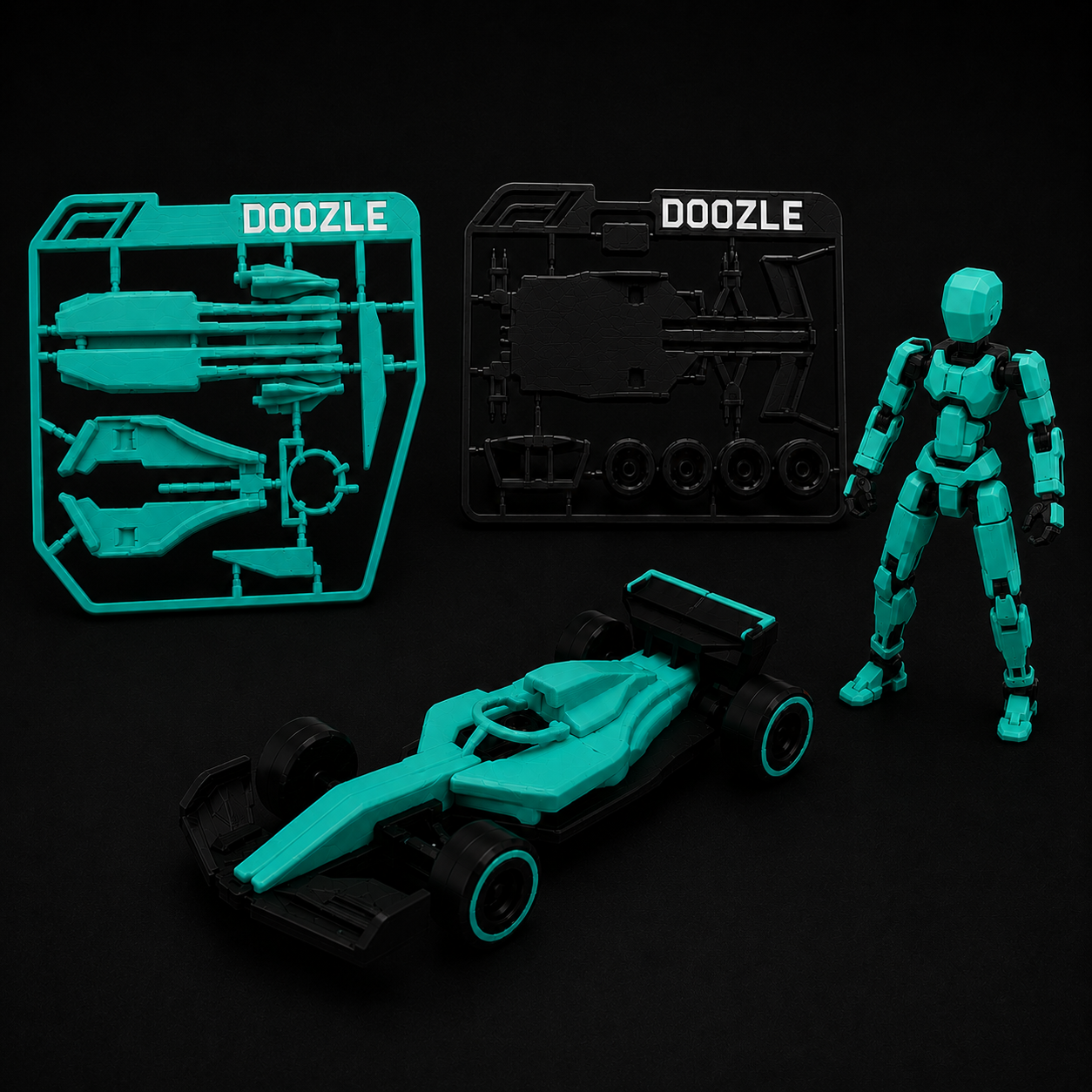 Titan's F1 Racing Set · Titan 13 Driver + F1 Kit Combo