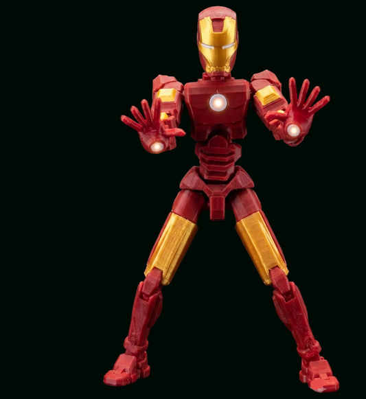 Titan 13: Iron Edition | Matte Metallic Action Toy