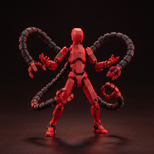 Octo Titan Molten Red action pose