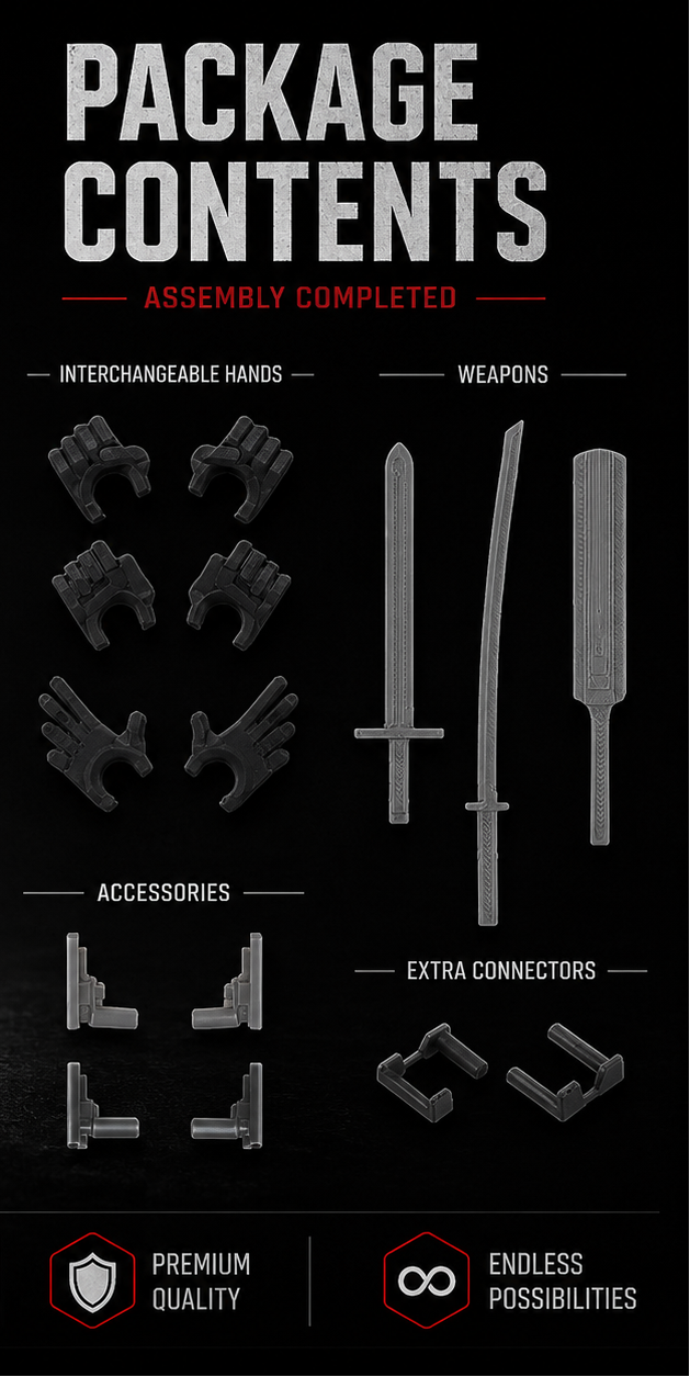 White Titan 13 package contents — articulated action figure with full accessories and weapon set, Titan Toys India