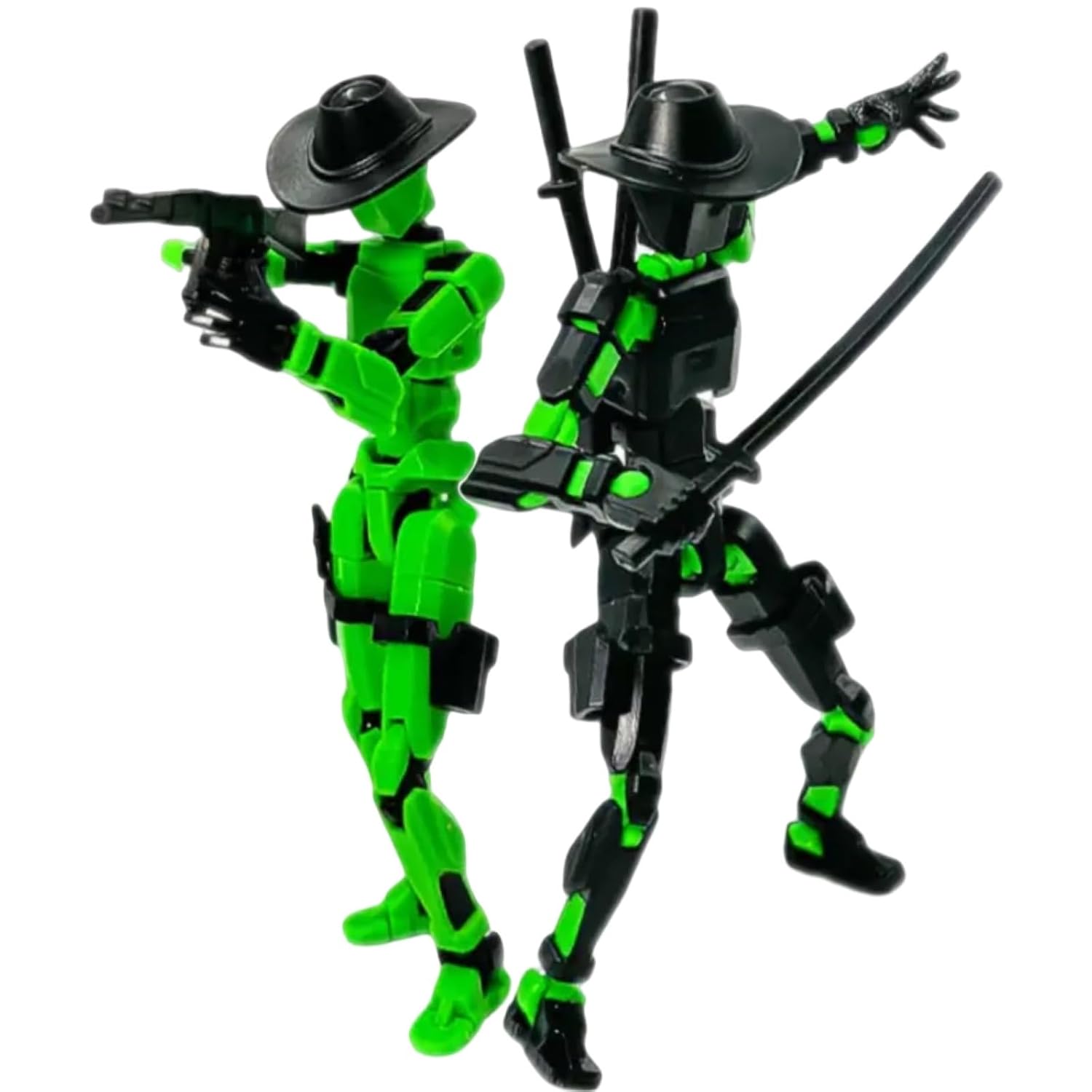 ONNGEO PC Titan Dummy TEAM Triple Action Figure Robot Polyarticular Movable Titan Action Figure Toys for Desktop Decor&Game Lovers