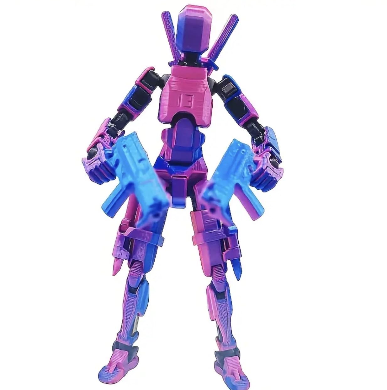 Blue-Purple Metallic Duo · The Storm Twins · Premium 2-Figure Articulated Action Set · Titan Toys
