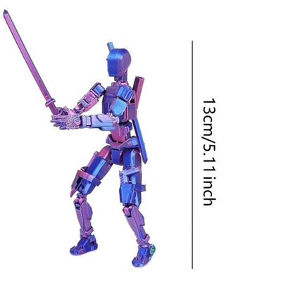 Blue-Purple Metallic Duo · The Storm Twins · Premium 2-Figure Articulated Action Set · Titan Toys