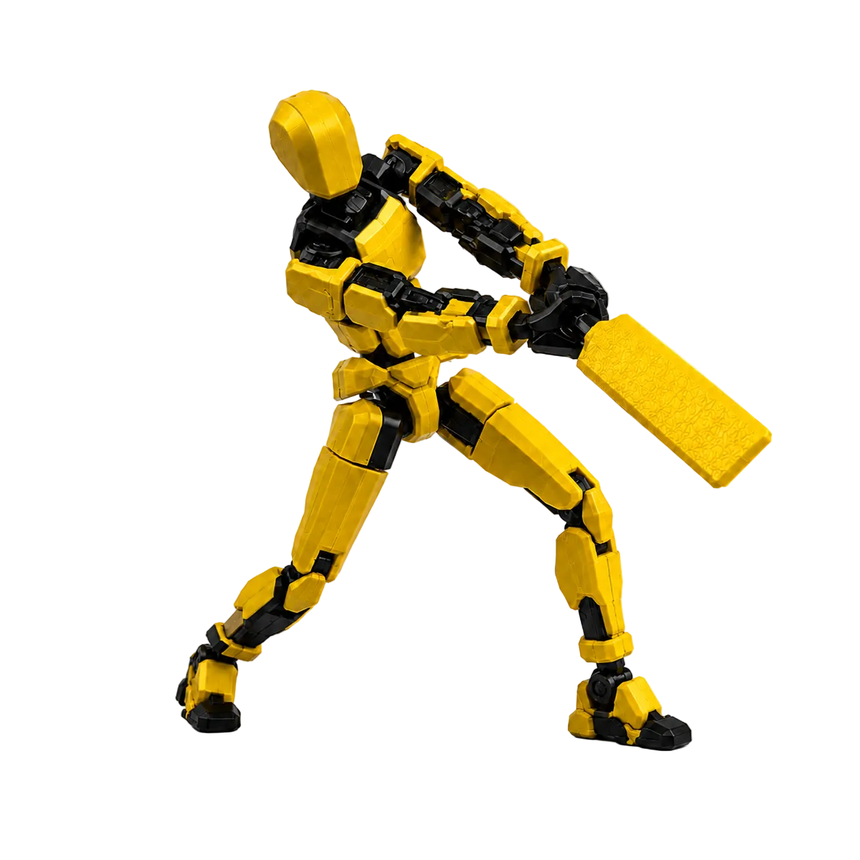 Yellow Titan Cricket · The Yellow Brigade · 13-Joint Articulated Cricket Action Figure · CSK Fan Pick · Titan Toys
