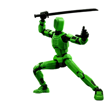 Green Titan · The Forest Hunter · 13-Joint Articulated Action Figure · Titan Toys