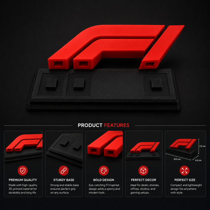 Titan Racing Emblem · Motorsport Desk Decor Stand