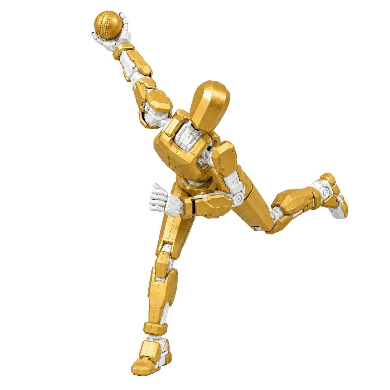 Gold Titan Cricket · The Gujarat Titan · 13-Joint Articulated Cricket Action Figure · GT Fan Pick · Titan Toys