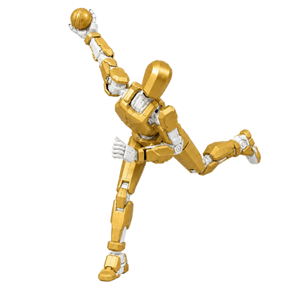 Gold Titan Cricket · The Gujarat Titan · 13-Joint Articulated Cricket Action Figure · GT Fan Pick · Titan Toys