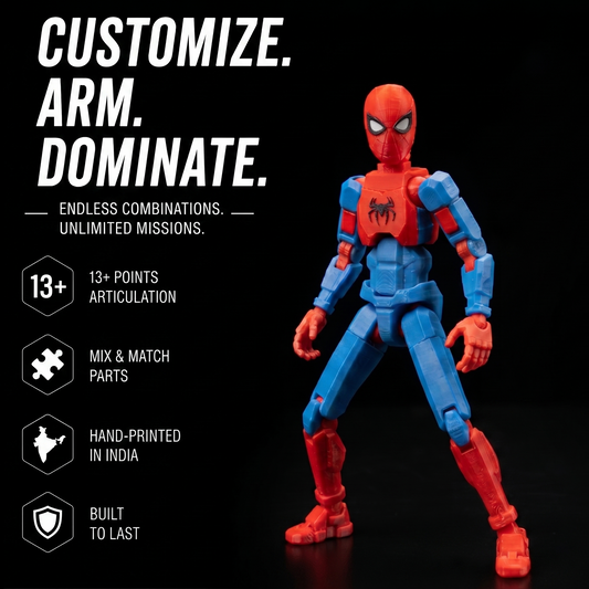 Titan 13: Spider Edition | Multi-Pose Action Figure