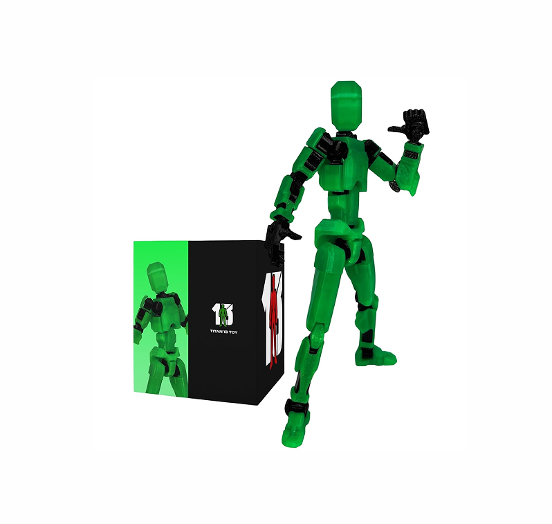 Green Titan · The Forest Hunter · 13-Joint Articulated Action Figure · Titan Toys