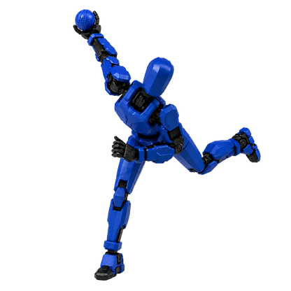 Blue Titan Cricket · The Mumbai Striker · 13-Joint Articulated Cricket Action Figure · MI Fan Pick · Titan Toys