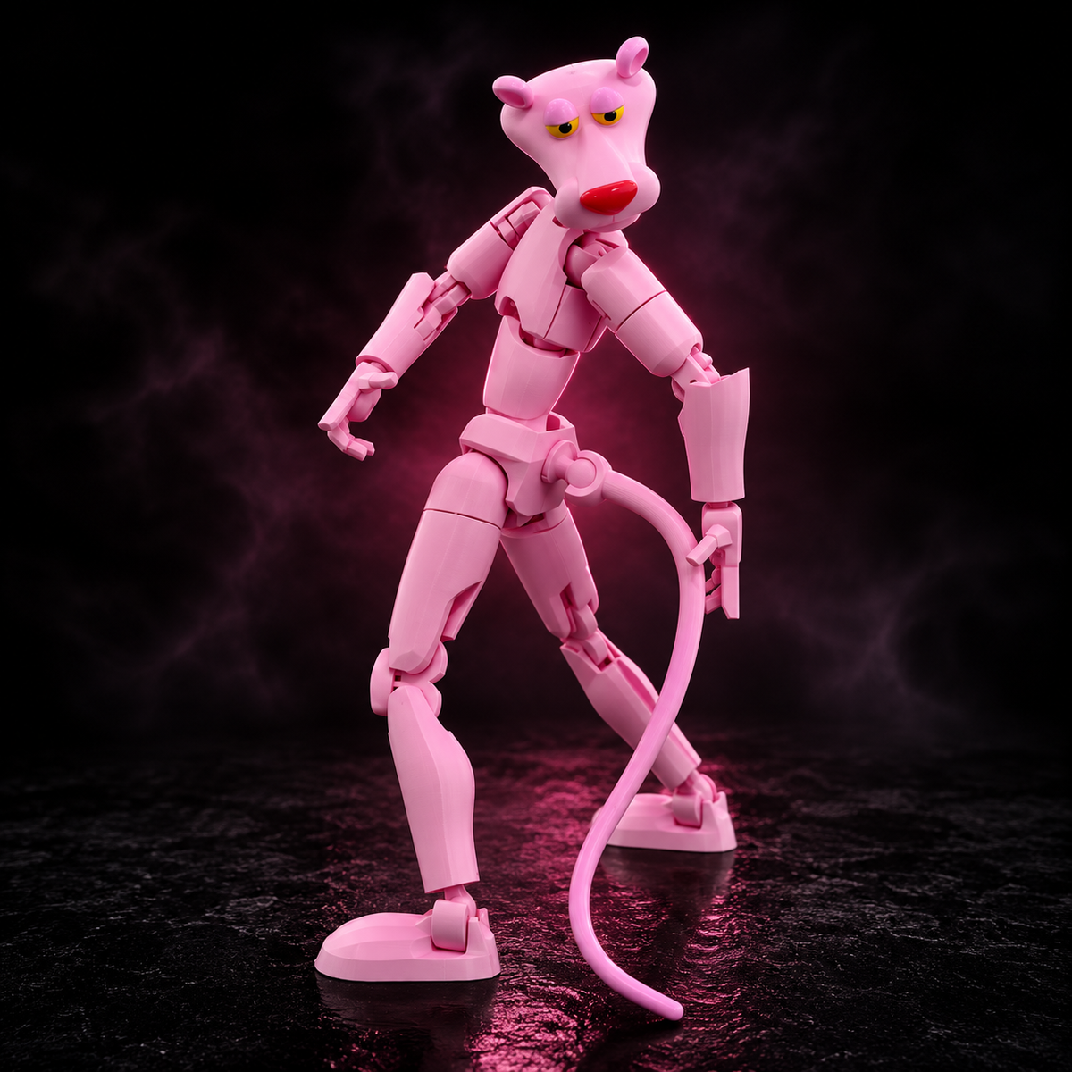 Titan Pink Prowler poseable pink agent figure