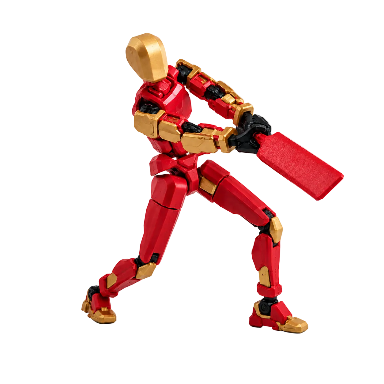 Red Titan Cricket · The Royal Challenger · 13-Joint Articulated Cricket Action Figure · RCB Fan Pick · Titan Toys