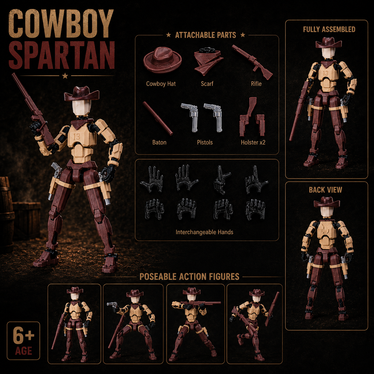 Rusty Titan Special Edition Titan Toys figure pose