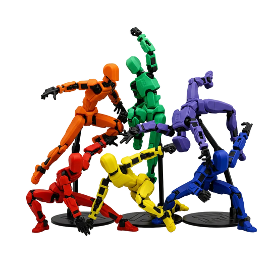 Rainbow Squad · The Full Spectrum · 6-Figure Build-Your-Own Articulated Action Set · Titan Toys