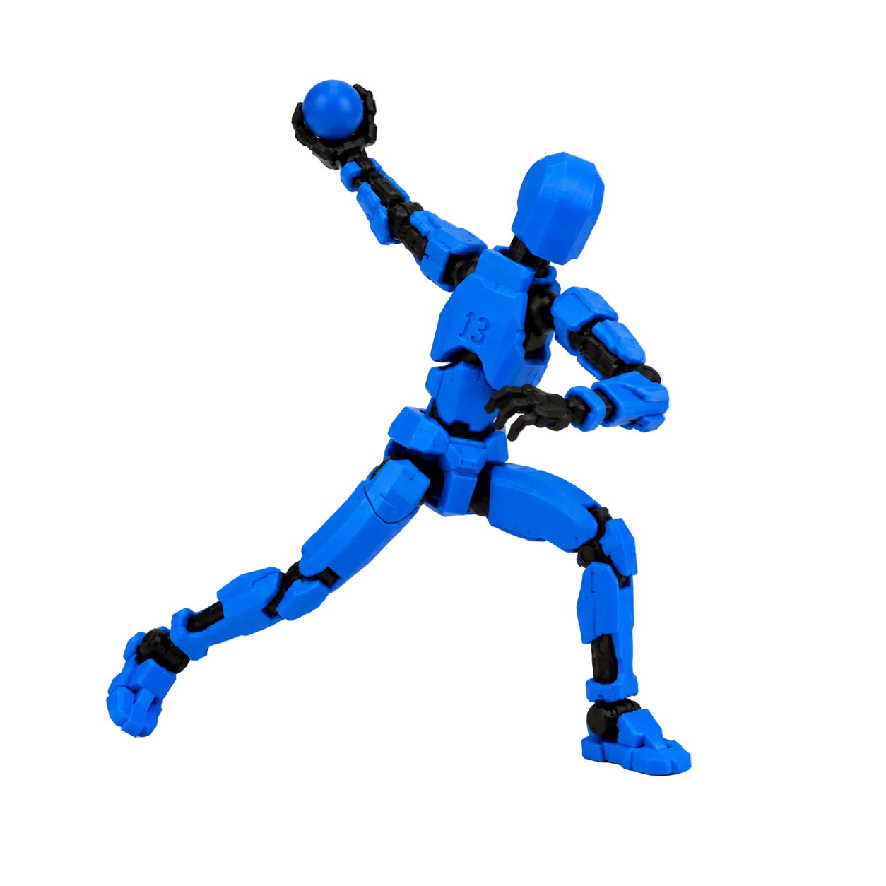 Blue Titan Cricket · The Mumbai Striker · 13-Joint Articulated Cricket Action Figure · MI Fan Pick · Titan Toys