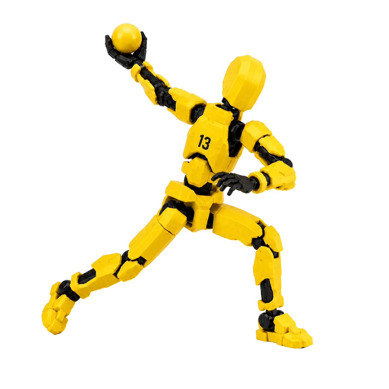 Yellow Titan Cricket · The Yellow Brigade · 13-Joint Articulated Cricket Action Figure · CSK Fan Pick · Titan Toys