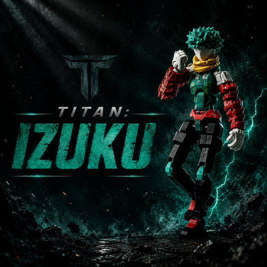 Titan Izuku the Green Hero articulated anime action figure