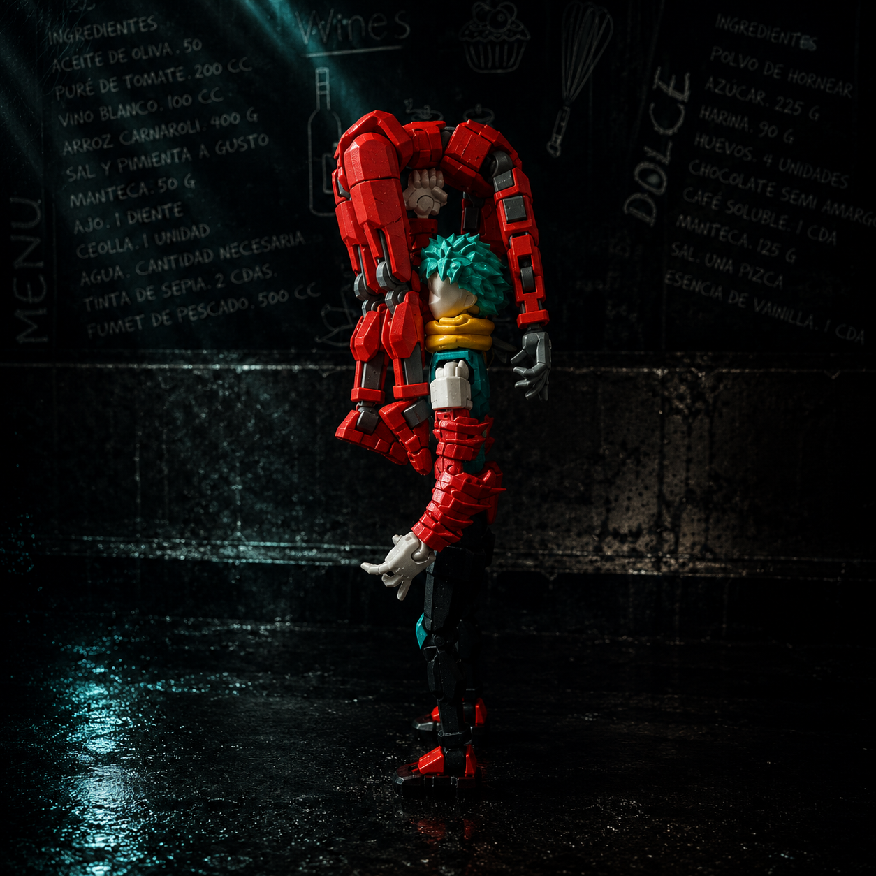 Titan Izuku green hero collectible action figure