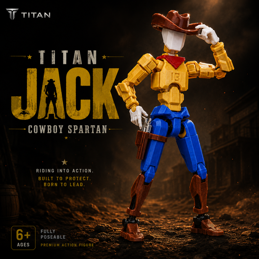Titan Jack the Cowboy Spartan articulated action figure