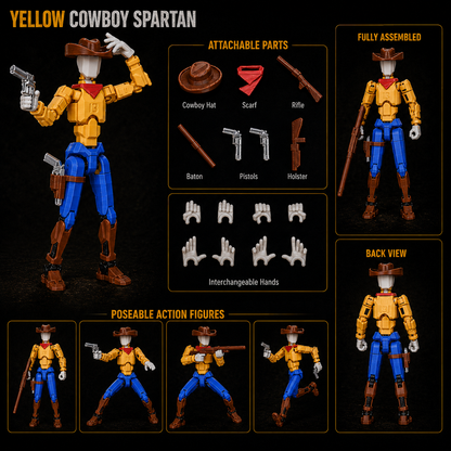 Titan Jack cowboy Titan figure pose
