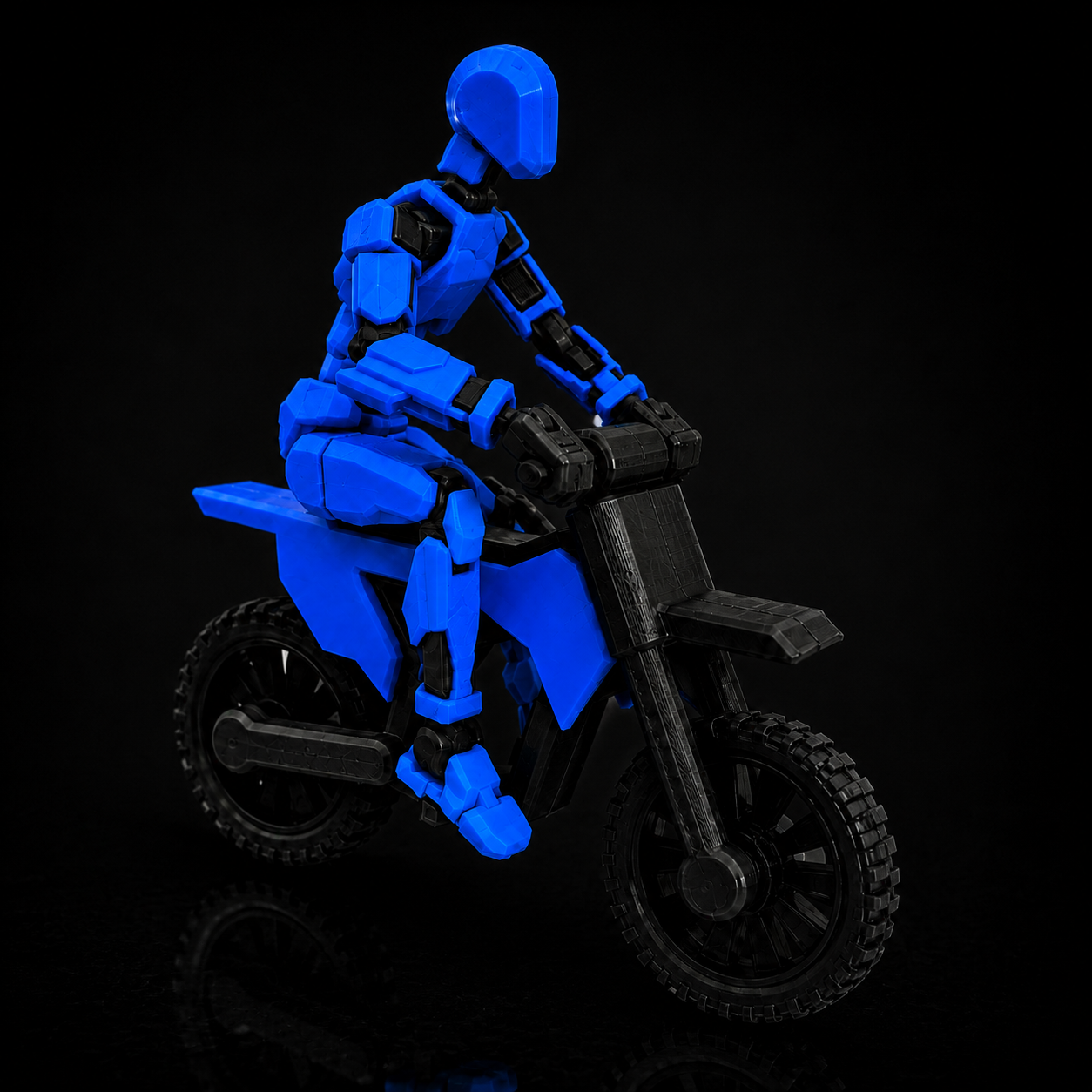 Blue Rider Titan poseable action figure, Titan Toys