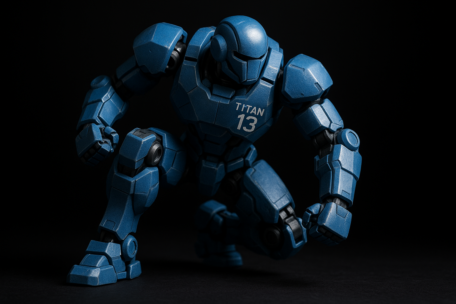 Blue Titan 13 - Dark Background