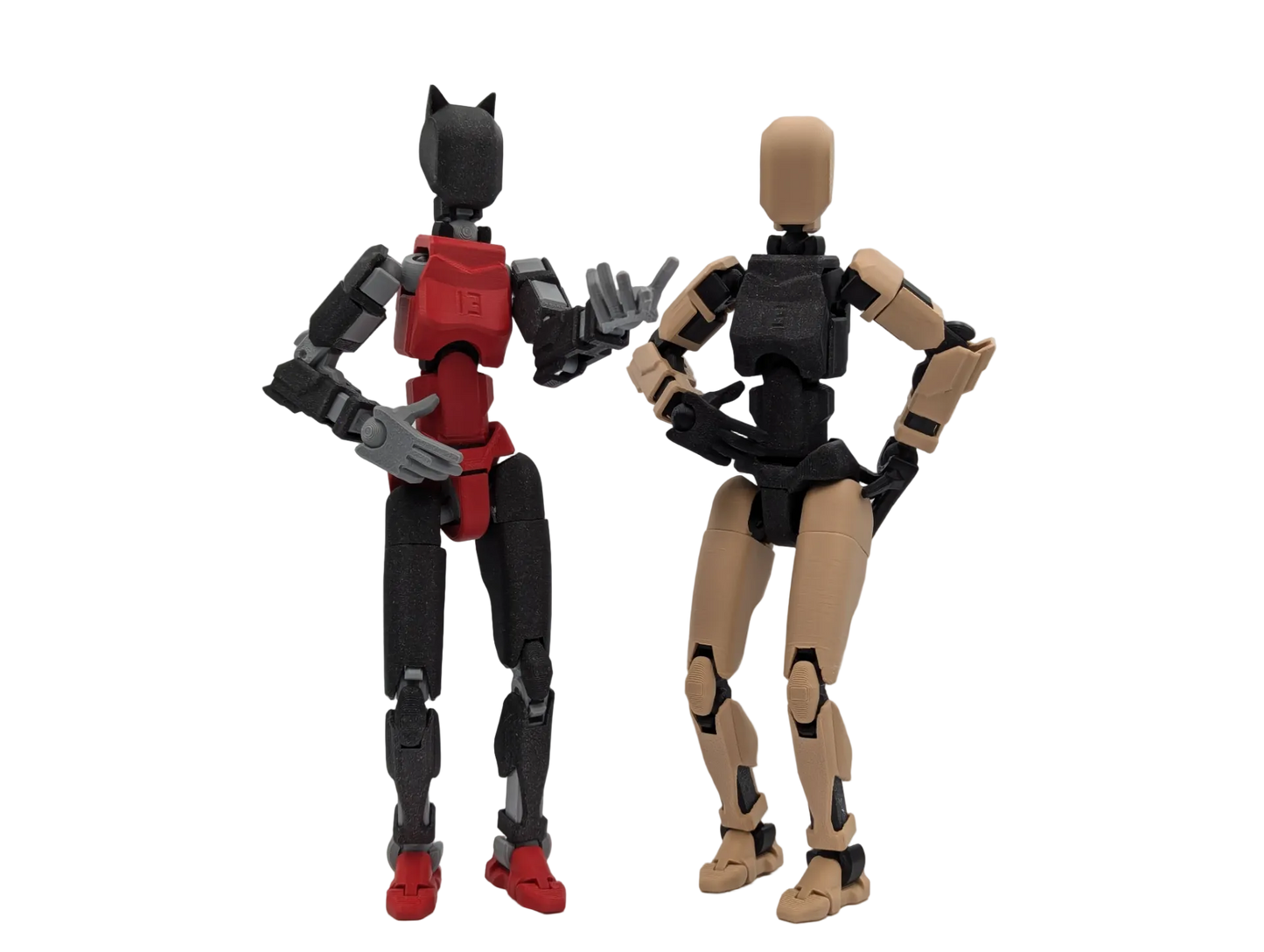 Cat-Ear and Tan Femme Titan 13 duo display - Titan Toys