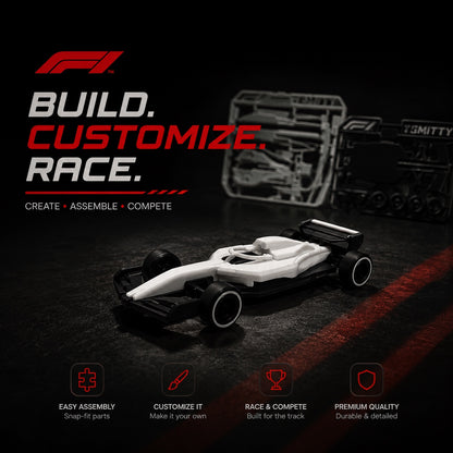 Titan F1 Racing Car Model Kit - assembled model racing car