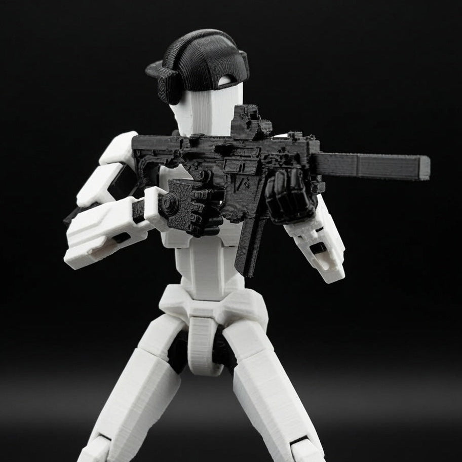 Titan Tactical Loadout · AR-15 + SMG + Combat Vest · Soldier Gear Set