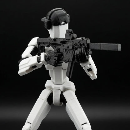 Titan Tactical Loadout · AR-15 + SMG + Combat Vest · Soldier Gear Set