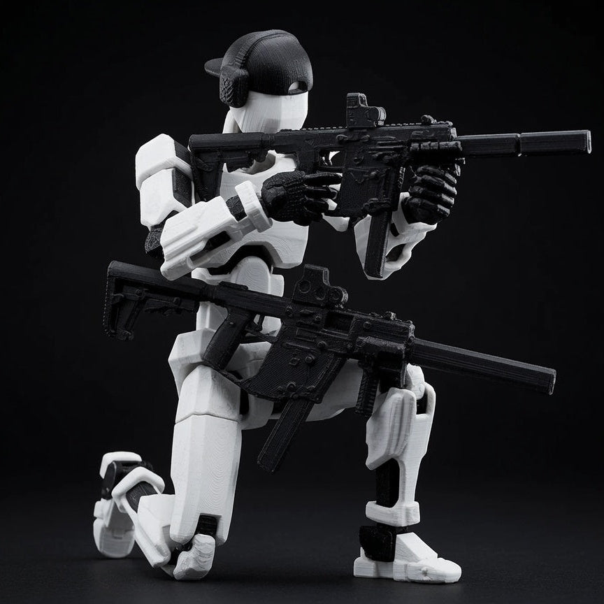 Titan Tactical Loadout · AR-15 + SMG + Combat Vest · Soldier Gear Set