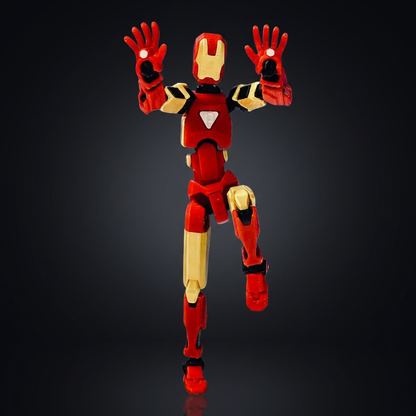 Iron Mech articulated action figure front view