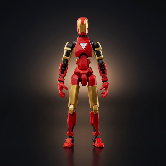 Iron Mech articulated action figure detail view