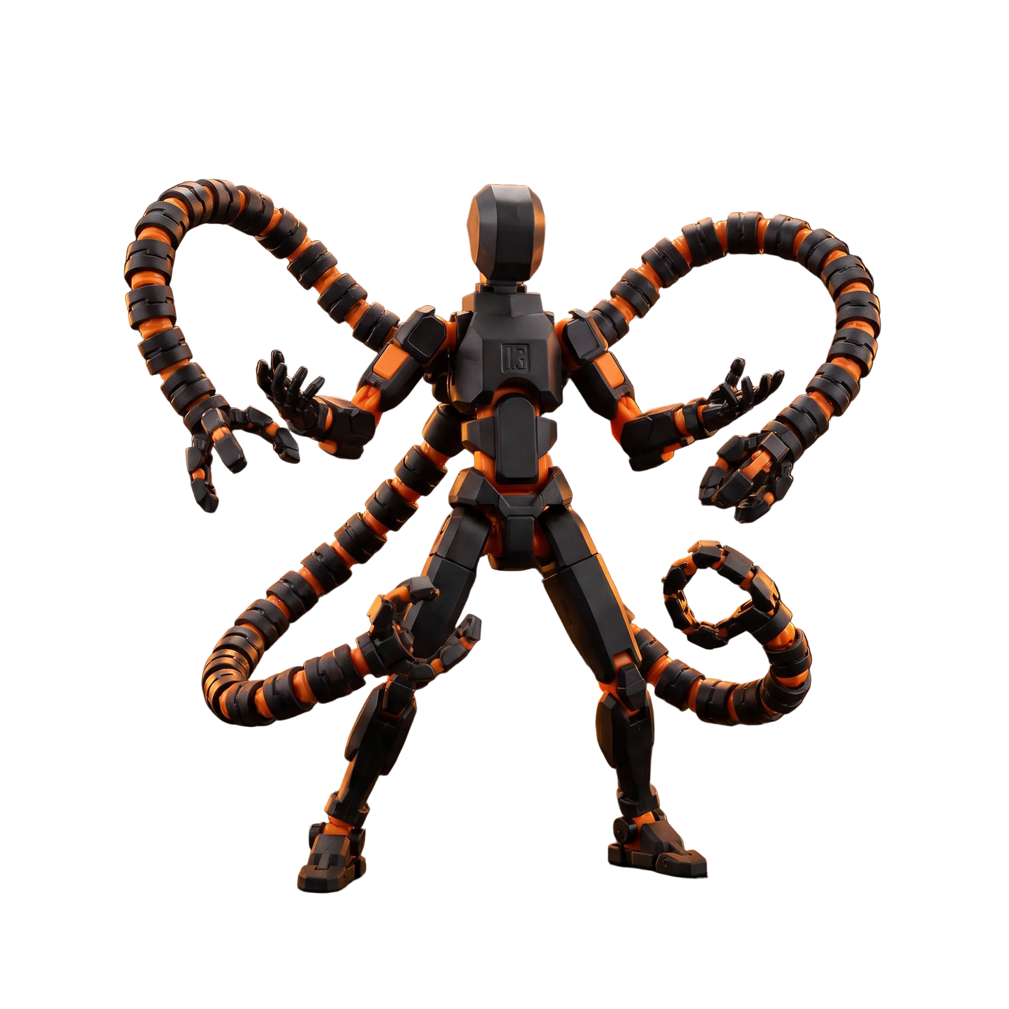 Octo Titan · Orange Black · 21-Joint Articulated Tentacle Edition Action Figure · Titan Toys
