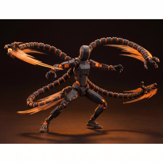 Octo Titan dynamic action pose tentacle strike