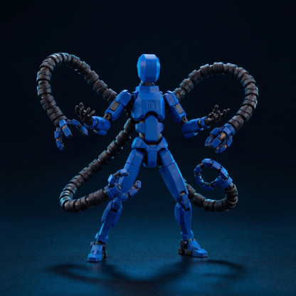 Octo Titan · Orange Black · 21-Joint Articulated Tentacle Edition Action Figure · Titan Toys