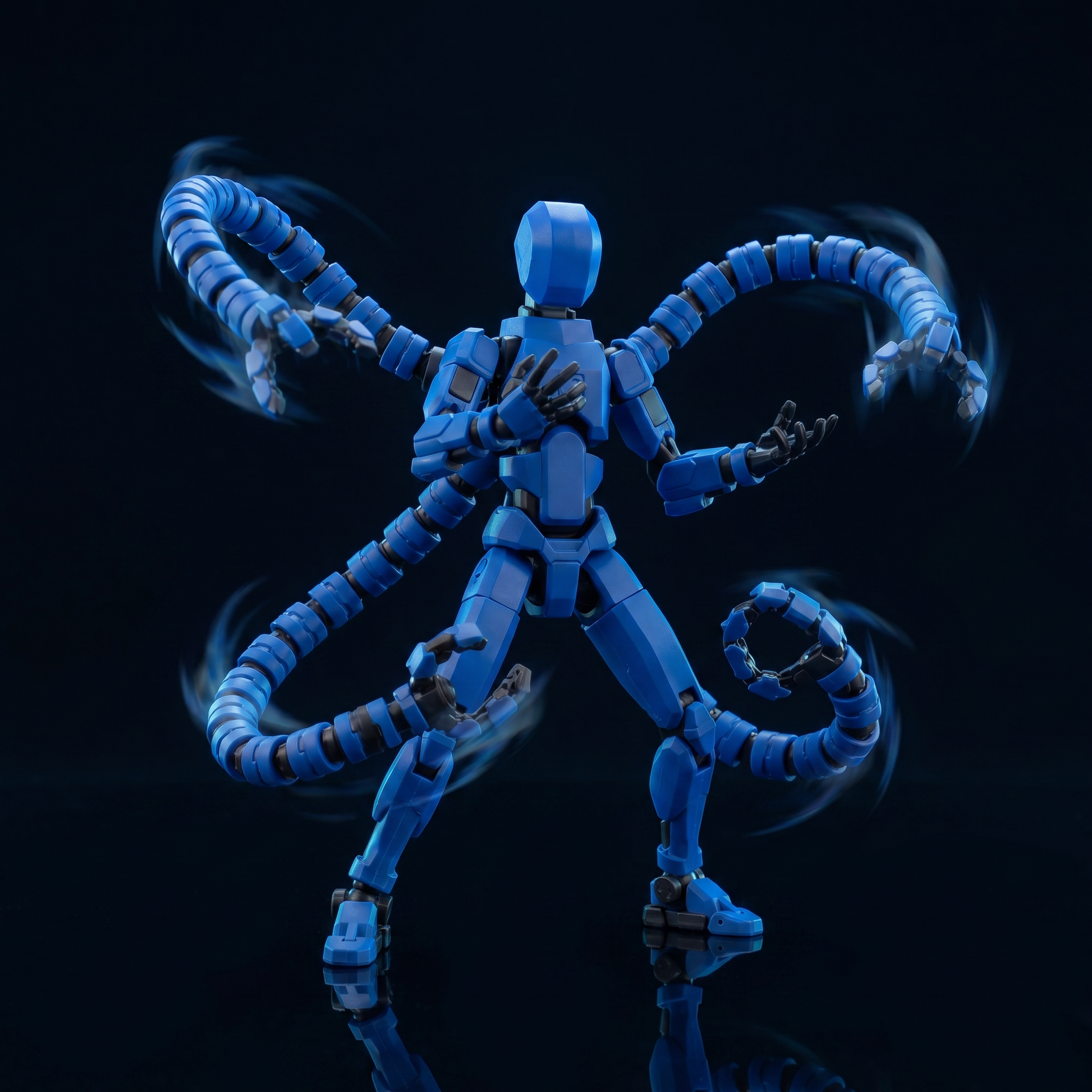 Octo Titan Deep-Sea Blue action pose