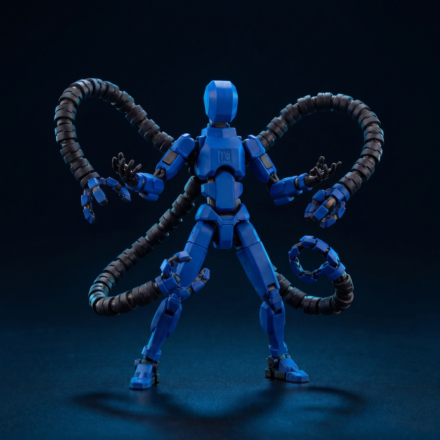 Octo Titan Deep-Sea Blue tentacle action figure hero