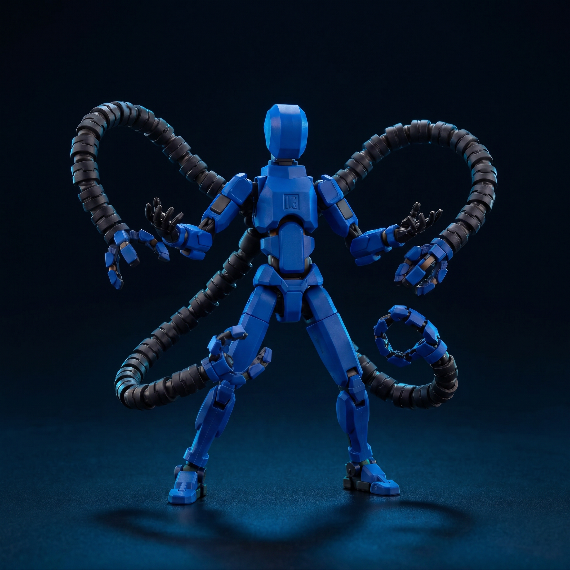 Octo Titan Deep-Sea Blue tentacle action figure hero