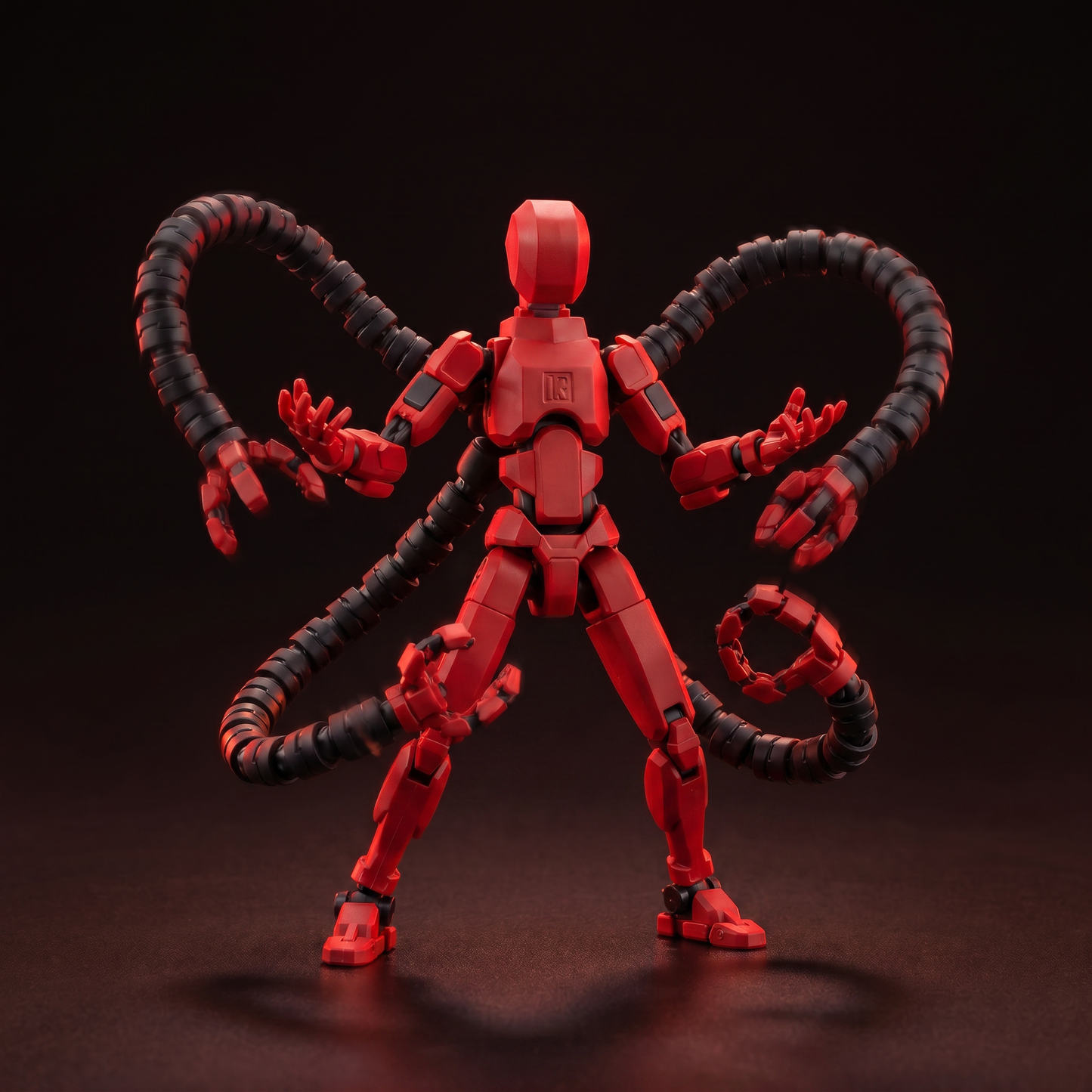 Octo Titan Molten Red action pose