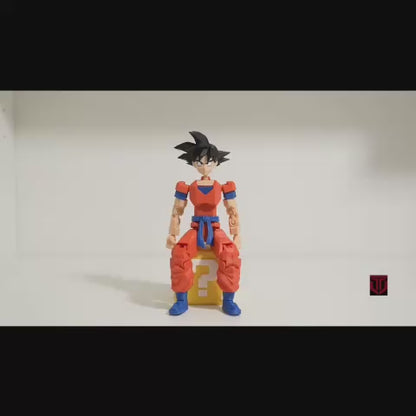 Titan Golden Warrior · The Orange Fighter · 13-Joint Articulated Action Figure · Special Edition · Titan Toys