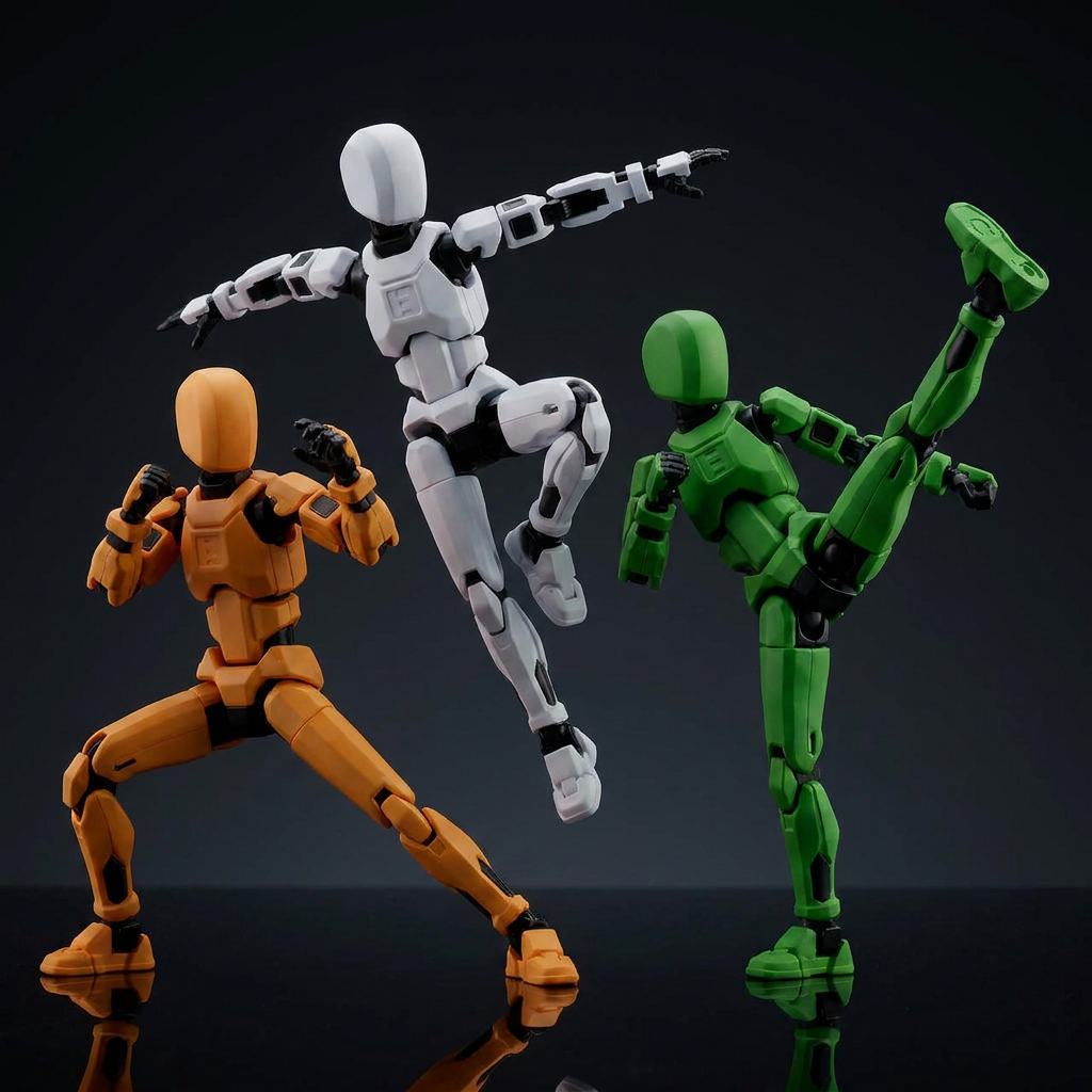 Titan Tiranga Squad articulation showcase — 13 points of articulation dynamic poses