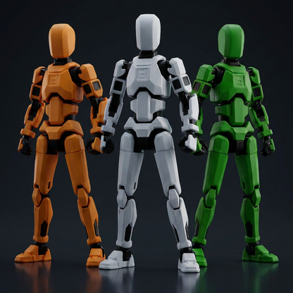 Titan Tiranga Squad — Saffron, White and India-Green 3-figure articulated action set, Made in India