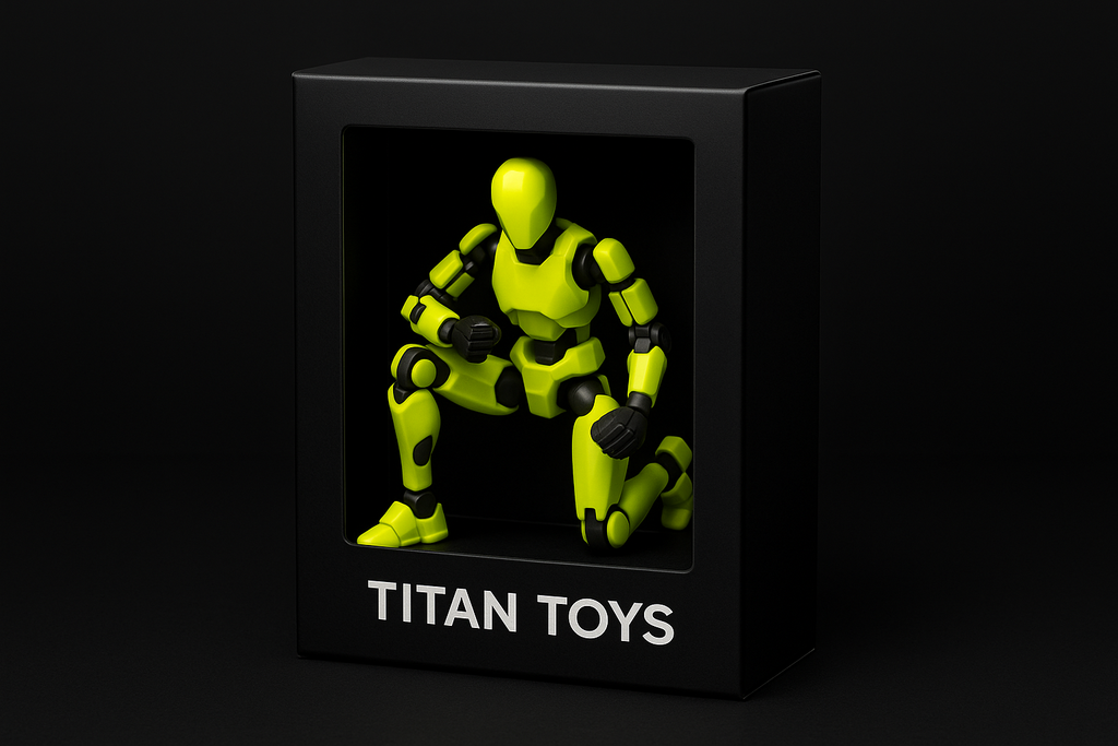 Robot in Packaging - Black BG
