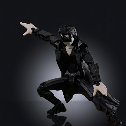 Shadow Prime masked hero figure front view