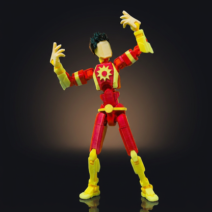 Shaktivaan power-hero figure detail view