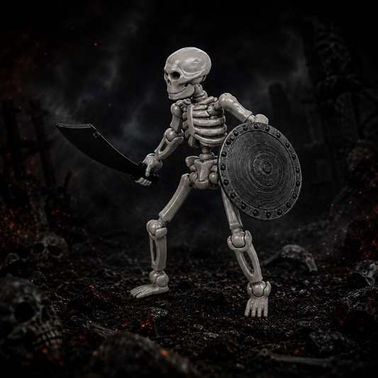 Skeli:Titans poseable skeleton warrior, Titan Toys