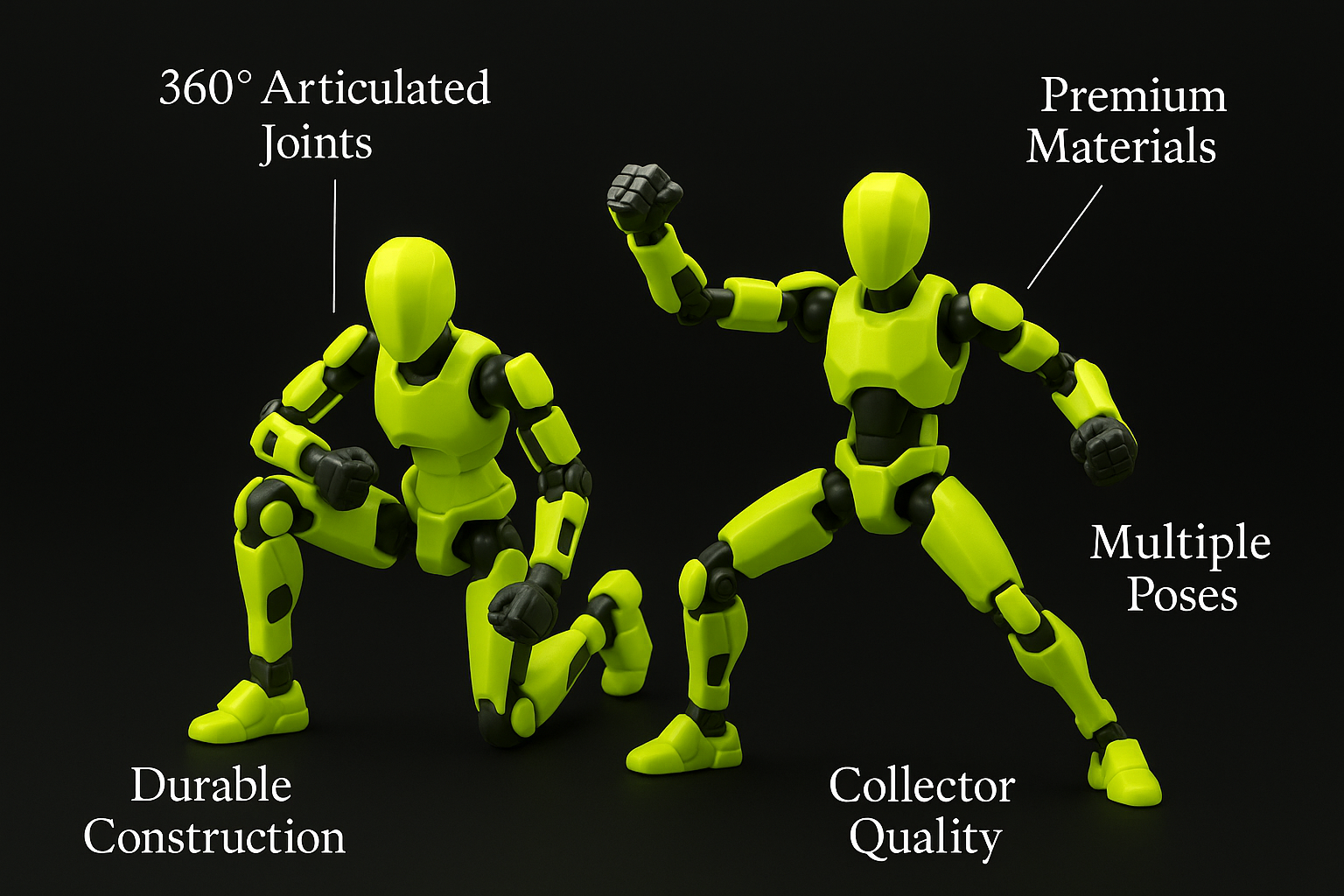 Two Robots Features - Black BG