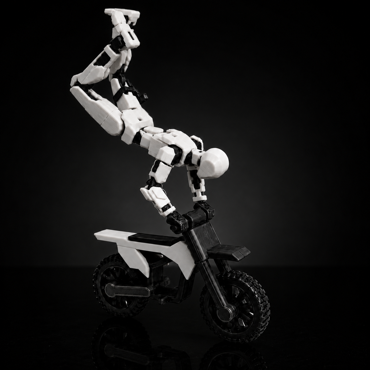 White Rider Titan poseable action figure, Made in India by Titan Toys
